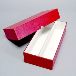 Red Double Row Coin Holder Boxes